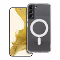 CLEAR MAG ÜMBRIS compatible with MagSafe jaoks SAMSUNG S22 Plus läbipaistev