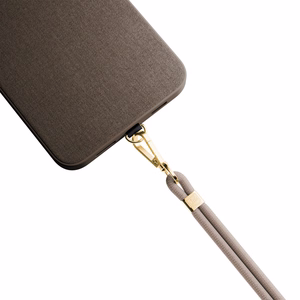 3mk EasyClip Elite telefoni kaelapael, Taupe (kuldsed detailid)