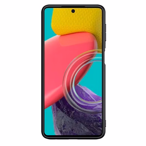 Nillkin Textured Case vastupidav tugevdatud ümbris koos geelraami ja nailonist tagaküljega Samsung Galaxy M53 5G jaoks must