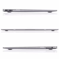 Tech-Protect SmartShell Ümbris jaoks MacBook Air 13" M2 / M3 / 2022-2024 - läbipaistev