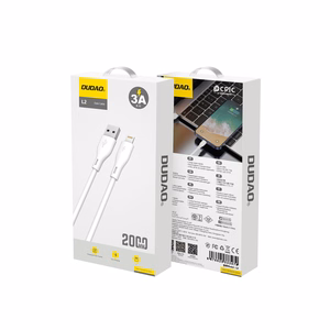 Dudao L2L USB-A / Lightning 3A Cable 2m - Valge