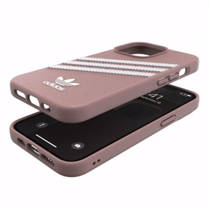 Adidas OR vormitud ümbris PU iPhone 13 Pro / iPhone 13 jaoks - roosa