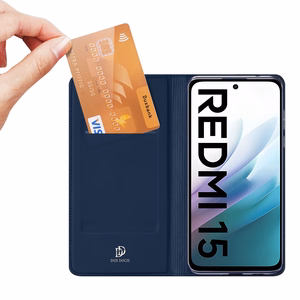 Чехол Dux Ducis Skin Pro для Xiaomi Redmi 15 4G Redmi 15 5G тёмно-синий