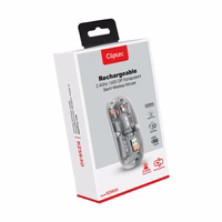 Cliptec Computer mouse Läbipaistev RZS630 juhtmevaba optical 1600DPI