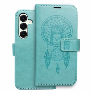 MEZZO Book ümbris jaoks SAMSUNG S25 dreamcatcher roheline