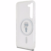 Karl Lagerfeld IML Ikonik MagSafe ümbris jaoks Samsung Galaxy S23 - läbipaistev