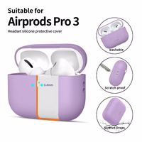 Tech-Protect Silicone Ümbris jaoks AirPods Pro 3 - Purple