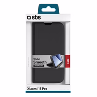 SBS Wallet Smooth ümbris Xiaomi 15 Pro with Flip - must