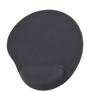 MP-GEL-BLACK 260x220 randmetoega hiirematt, must