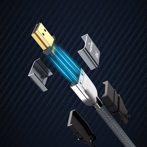 Wozinsky HDMI 2.1 Kaabel 8K 60 Hz 48 Gbps / 4K 120 Hz / 2K 144 Hz 2 m Hõbedane (WHDMI-20)
