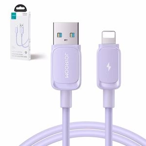 Joyroom Multi-Color Series A14 Lightning / USB-A 2.4A 1.2 m cable - purple