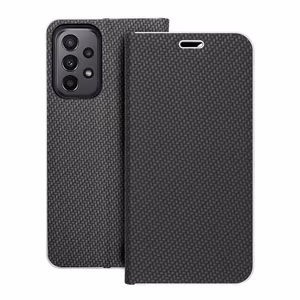 Flip чехол для Samsung A23 5G Luna Book Carbon черный