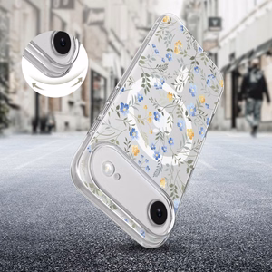 Tech-Protect FlexAir MagSafe Ümbris jaoks iPhone 17 Air - Daisies with Leaves