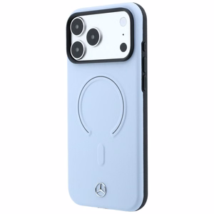 Mercedes 3D MagSafe nahast ümbris mudelitele iPhone 18 Pro Max / 17 Pro Max, sinine