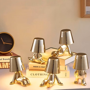 Night lamp Golden Man disain D