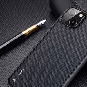 Dux Ducis Fino ümbris iPhone 14 Plus sinisest nailonist