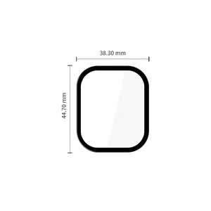 Tech-Protect Glass Flex+ hübriidklaas, 2 tk komplekt, Xiaomi Redmi Watch 6 jaoks, must