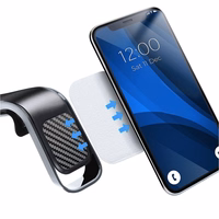 Badge jaoks magnet car hoidja with leather hõbedane