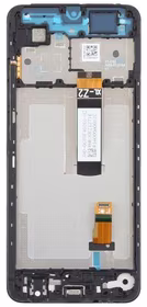 LCD screen Xiaomi Redmi A5/Poco C71 (Long Flex) koos touch screen koos frame Must ORG