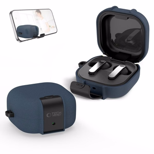 Tech-Protect Slim Hook ümbris Samsung Galaxy Buds 4 / 4 Pro jaoks tumesinine