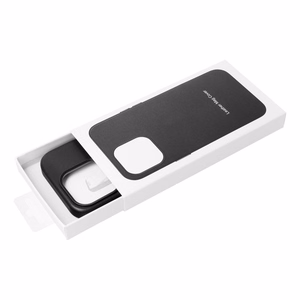 Кожаный чехол Mag Apple iPhone 16 Plus тёмно-фиолетовый