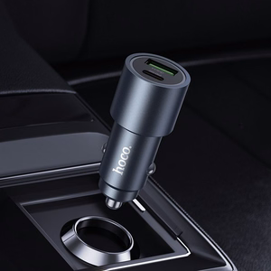 Автомобильное зарядное устройство Hoco USB A + USB C PD QC3.0 48W Z60 черный