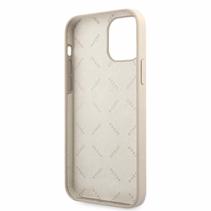 Guess GUHCP12MLSVSGP iPhone 12/12 Pro 6.1" серо-розовый/серо-розовый жёсткий чехол Silicone Vintage