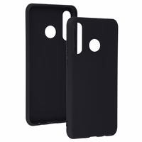 Back Ümbris Matt jaoks HUAWEI P30 LITE Must