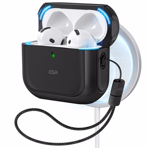 ESR Orbit Halolock MagSafe ümbris jaoks Apple AirPods 4 - must