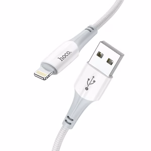 Кабель USB A to Lightning Hoco 2,4A 1 m X70 белый