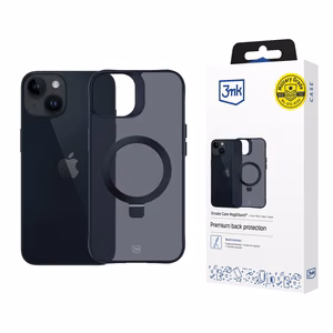 3mk Smoke Чехол Mag&Stand для Apple iPhone 14 Plus - чёрный