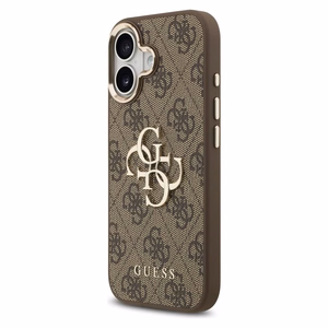 GUESS ümbris jaoks IPHONE 17 GUHCP17S4GMGCBR (PU W/ Big 4G Classic Logo) kuldne brown