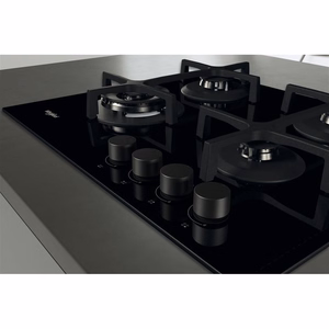 Whirlpool AKT 627/NB1 sisseehitatud gaasipliit, must, 59 cm, 4 tsooni