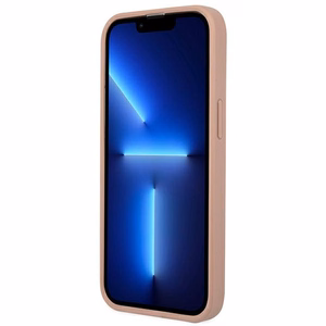 Guess GUHCP13LPSATLP iPhone 13 Pro / 13 6.1" roosa/roosa kõvakott SaffianoTriangle Logo