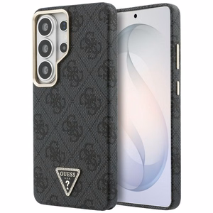 Guess чехол 4G Triangle Logo MagSafe для Samsung Galaxy S26 Ultra чёрный