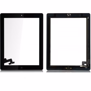 Puuteekraan ühilduv Apple iPad 2 Home nupu ja hoidikutega valge HQ2