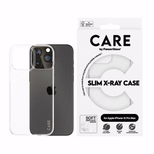 CARE by PanzerGlass Slim X-Ray Ümbris jaoks iPhone 15 Pro Max - Clear