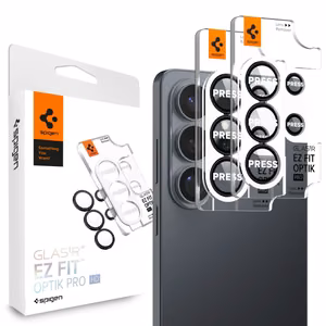 Spigen Glas.Tr Ez Fit Optik Pro HD Kaamera kaitse 2-pack Samsung Galaxy S26 Ultra - must