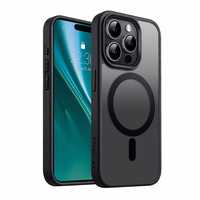 Etteri Matt Mag ümbris jaoks iPhone 15 Pro 6,1" must