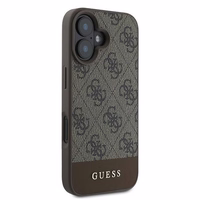 Guess 4G Bottom Stripe Ümbris jaoks iPhone 16 Plus 6.7" - Brown