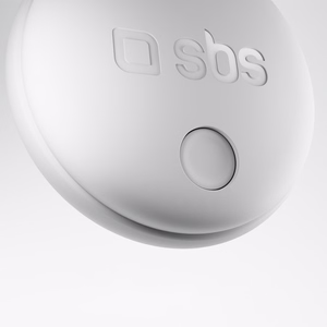 SBS Track My Circle Locator Compatible with Apple Find My - White