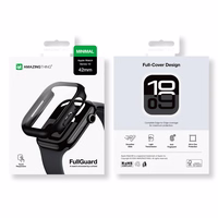 AmazingThing Radix Glass Ümbris jaoks Apple Watch 42mm - Must