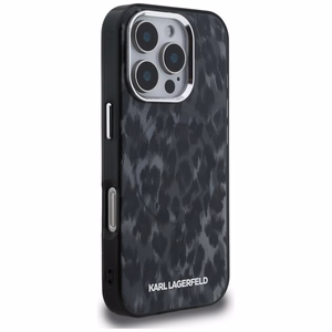 Karl Lagerfeld IML Leopard Pattern MagSafe Ümbris jaoks iPhone 16 Pro Max - must