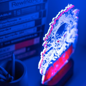 Stranger Things Bad To The Bone LED-öövalgusti, 16 × 24 cm