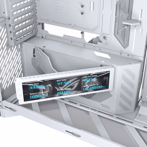 ASUS ROG CRONOX GR801 CURVE TG ARGB keskmõõdus tornkorpus, valge