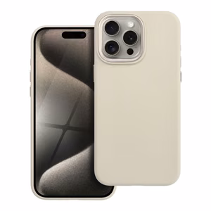 Чехол для iPhone 15 PRO MAX Forcell F-Protect Frame Premium совместим с MagSafe античный белый