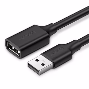 Must Ugreen USB-A–USB-A pikenduskaabel, 1,5 m (10315)