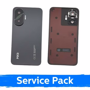задняя крышка для Xiaomi Poco F7 5G, цвет: черный, сервисная упаковка