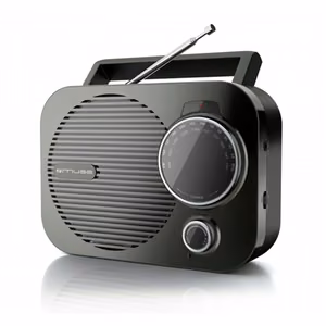 Muse M-050 R kaasaskantav raadio, AUX-sisend, must