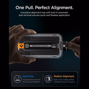 Spigen Glas.tR EZ Fit Pro AC 2 karastatud klaasi komplekt mudelile Samsung Galaxy S26 FE